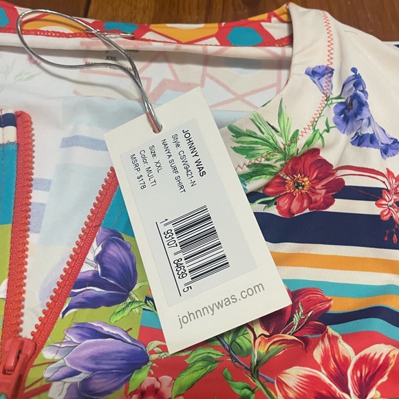 NWT Johnny Was Nanya Surf Shirt (XXL) and Bikini Bottoms (XL) - Picture 3 of 9